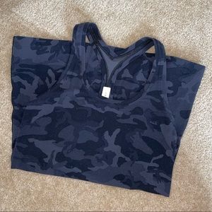 Lululemon Cool Racerback Black Camo Size 6